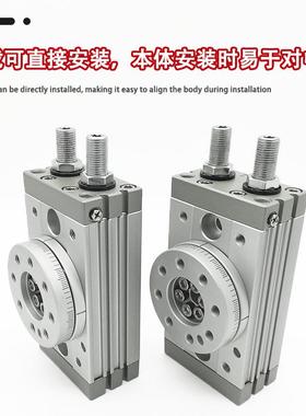 旋转气缸SQMSQB20426A齿3M0A50A10A70A100A摆台A轮齿条式SMC型