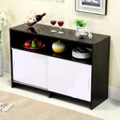 户型小奢卧餐边KCM柜简约现代多层茶水柜储物柜室微波炉柜厨房轻