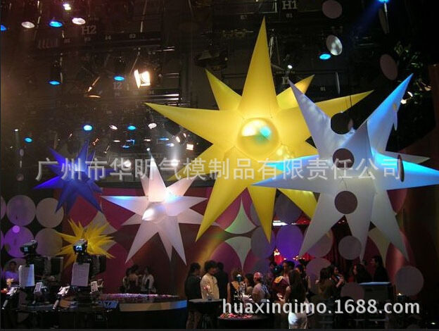 发光充气水母气模场地布置