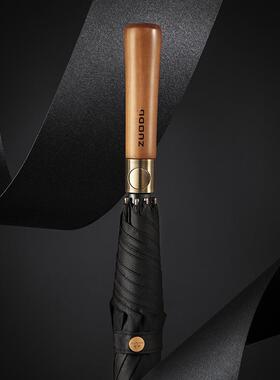 伞W374暴1TR英伦黑色男士雨长柄伞伞大号双人日系直把雨抗风