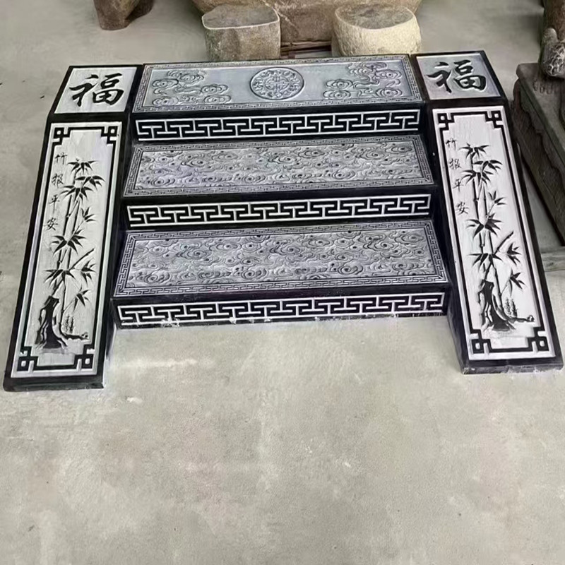 仿古庭院石雕踏步过门石