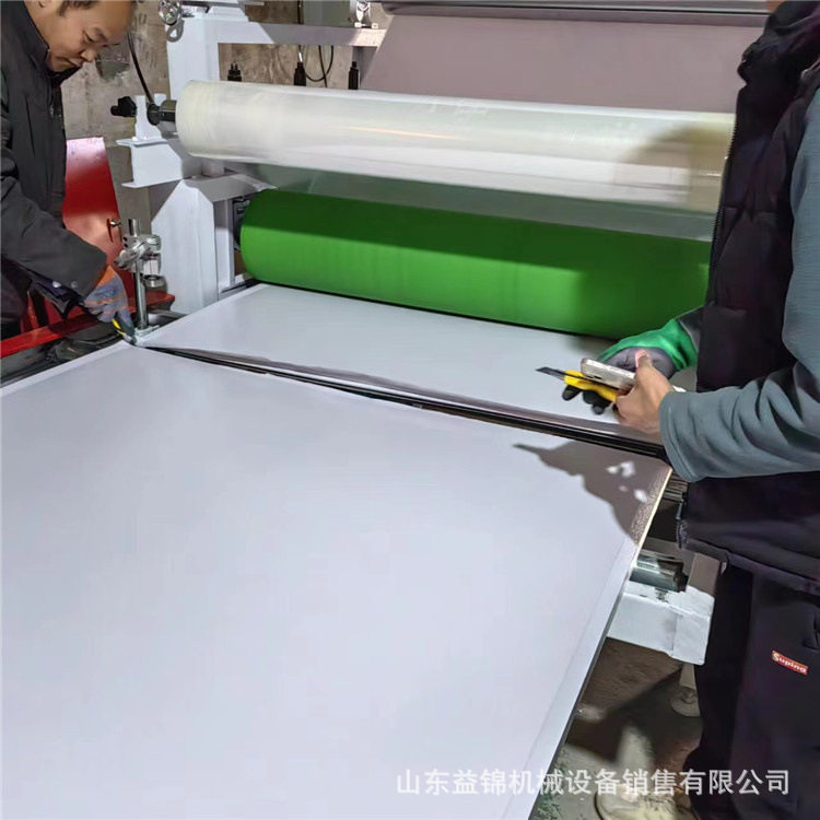 竹木纤维碳晶板平贴机PVC不起胶
