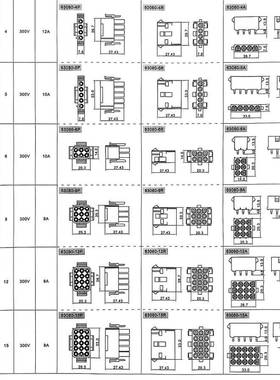 6.3接插630件0-2R8(1*2P)母胶壳2/3/4/5/6/9/112/5汽车配件500DTA