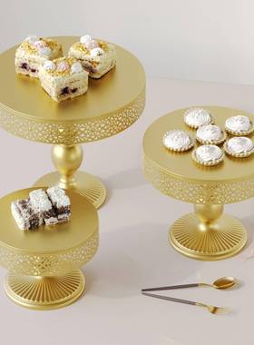 欧铁艺蛋品糕架套装婚dgj08101庆甜台摆件式点心架酒会舞会道具冷