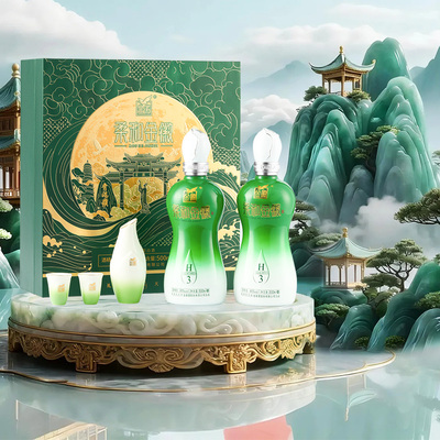 柔和H3雅青云礼盒500ml*2瓶装