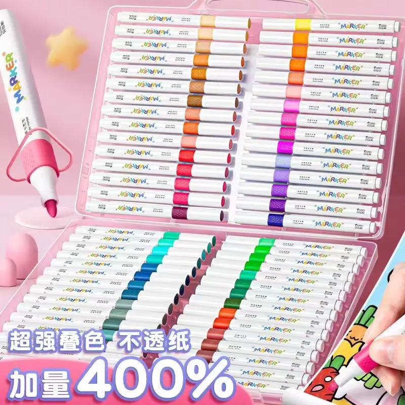 正版丙烯马克笔幼儿园绘画文具丙烯画笔diy小学生做手工水彩笔-M