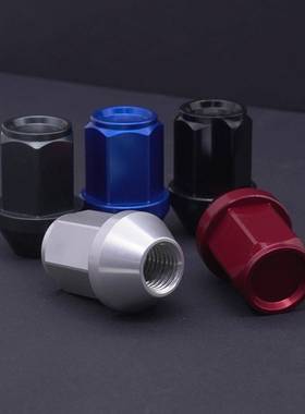 汽车轮胎毂改装螺丝螺母707IQC5轮锻造铝制M12M41.51.215通用螺母