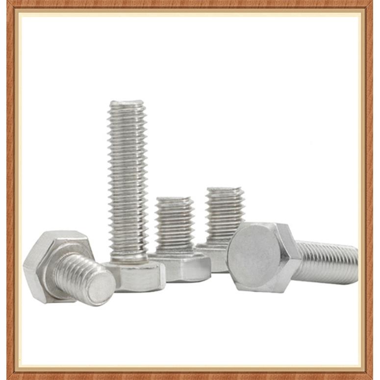 304不钢DIN9角33*六头螺栓M8*锈5375210*15*22150外六角螺丝机牙
