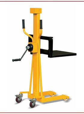 Se758chmi/施盾迷你工0位车便d携手摇机械堆高车LS8钢丝绳升高叉