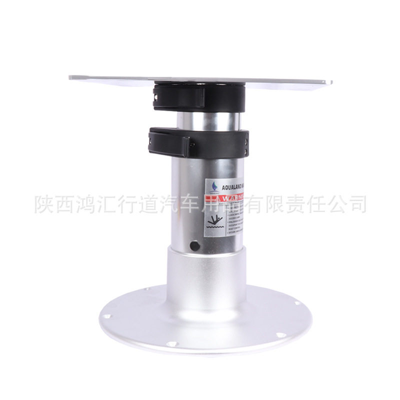 气动升降桌腿房车游艇气动升降座椅底座船舶餐桌配件MPV桌架RV图片