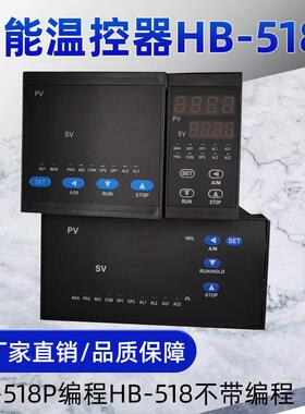 HB-P518719可SNY编程温控仪30段程序控器P高端制智能温控器4~20mA