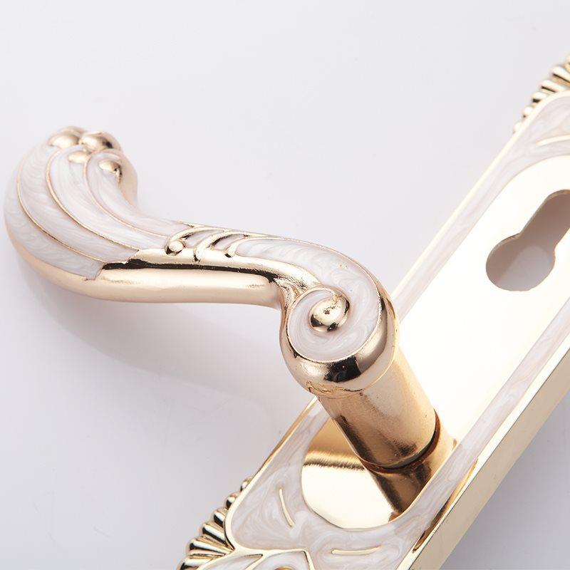 F5F*锁室内音房门门锁室欧式简约通用卧型静锁具实木门家用卫生间