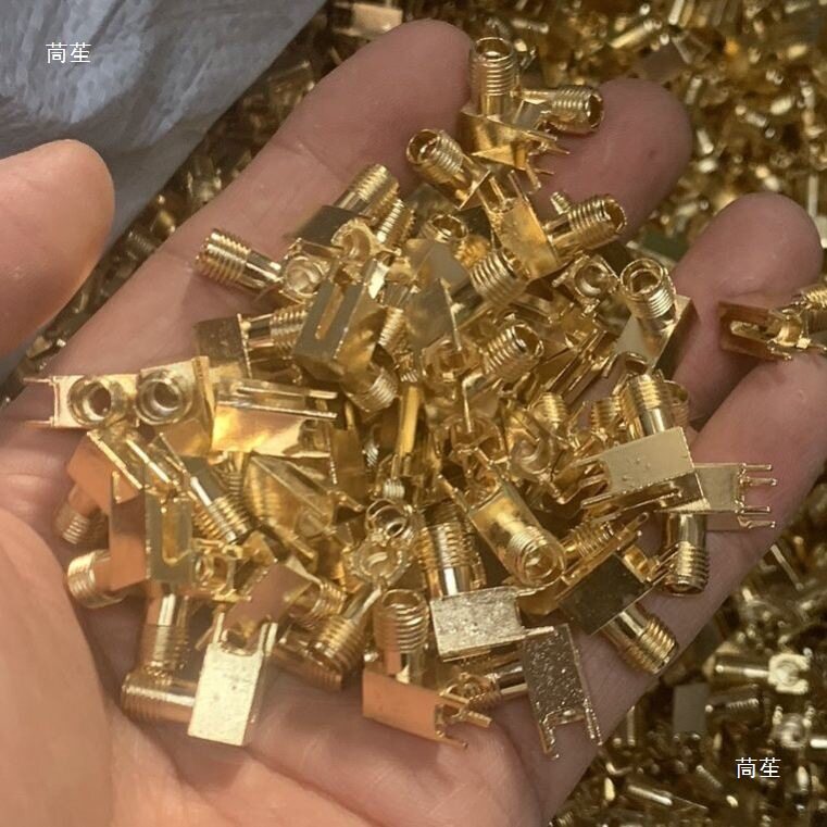 下炉贵金属电子镀金废料镀金废料通讯材料提炼料炼金镀金洗金一斤