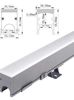 EUO户外亮化工E程LD轮廓灯加厚D实心亚克力棒X防水线条灯M512线型