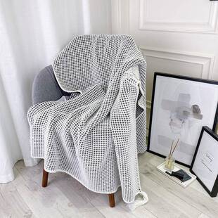 感搭盖毯搭ltao1006毯办公室苏午睡毛毯床尾流巾范围毯子民宿床巾