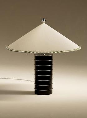 中代式客厅台灯现简约设计创师意样板房卧新室MKD床头大理石艺术