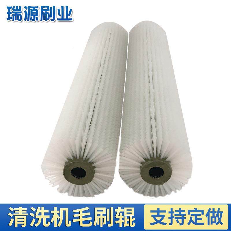 工业机械尼螺旋毛刷辊玻璃清机毛刷清洗除洗尘空辊心龙343丝毛刷