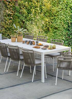 外桌椅代室外休闲编防水沙XTH发茶几组户合花园庭藤院露台简约现