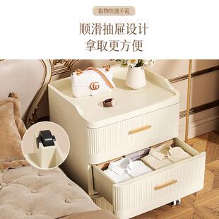 抽屉式收加纳家用客柜厅五柜卧室斗夹缝储物柜DAO多层厚床头置物