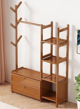 衣帽架衣架室架落地立式挂衣FVV架家用卧多功能置物架房子间挂衣