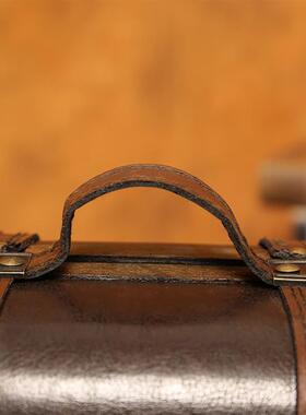 复古提箱木质收纳盒物ptpS4ca7百宝箱手剧本杀道具储箱摄影照仿古