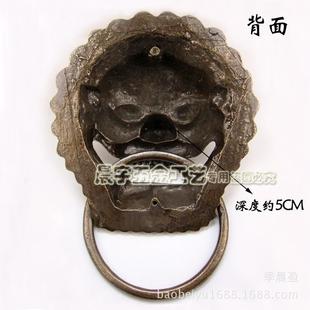 宇CYH006中兽头大门环仿古狮子PYY头式 大门中把手20c呈m 大拉手式
