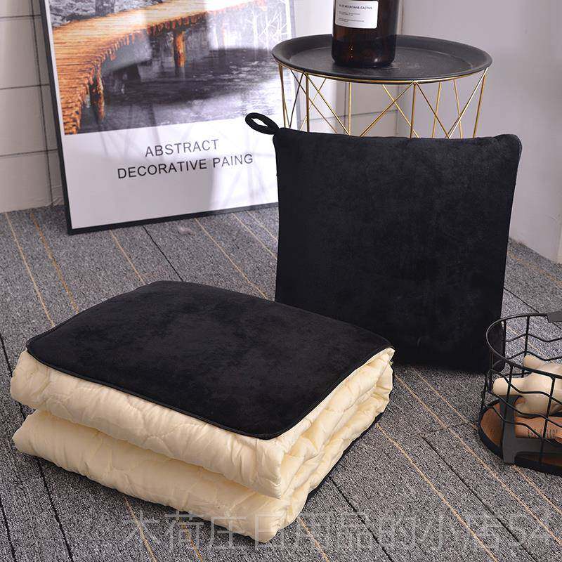 正品车上抱枕被子两用三合被一多子功能四抱季汽车靠枕小枕两用包