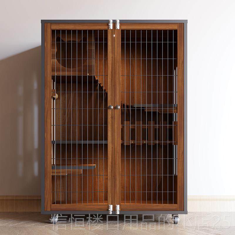 高档防猫室别墅家用舍实木猫柜水猫猫房超大空间猫窝大型豪华内猫,宠物/宠物食品及用品,猫笼子/猫别墅,淘宝优惠券,粉丝福利购,淘宝优惠卷