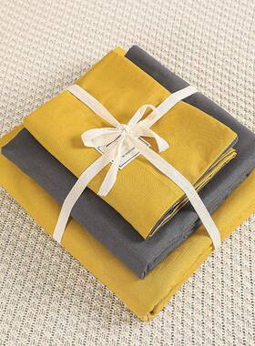 高档ns民宿风格白色i四件店床组酒宾馆纯白床式上用品宿舍被套三