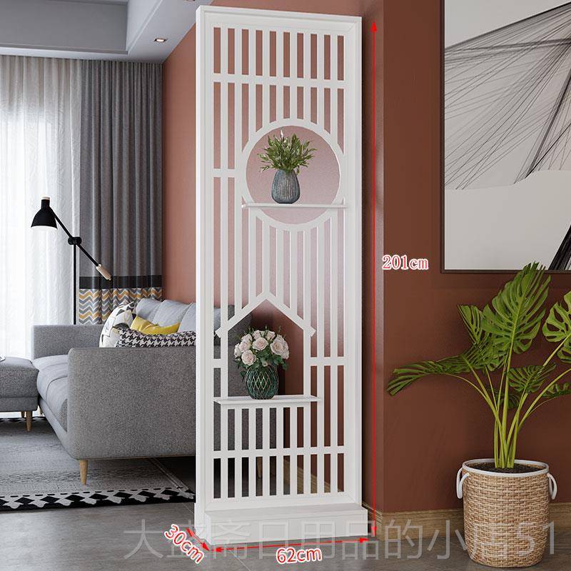 高档现柜物代简约屏风隔断公客厅办室置架进门玄关小户型遮挡创意