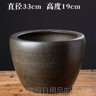 正品景镇养陶瓷鱼缸金鱼缸睡莲盆荷水花缸碗德莲缸乌龟大缸盆客厅