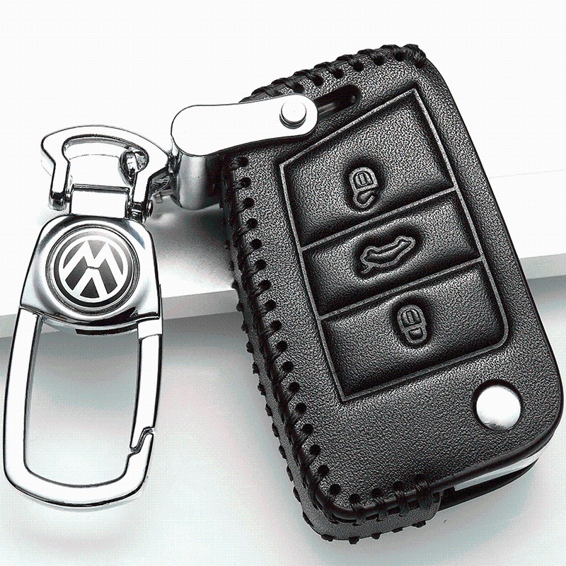 捷达vs5钥匙套全包真皮专用2020款一汽大众捷达vs7装饰车钥匙包扣