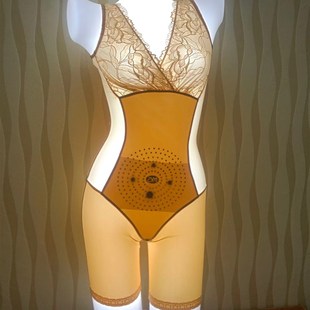 带灯内衣店模特透明熟胶塑料女内衣店道具塑身衣美容院美体带灯模