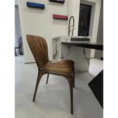 北美黑胡桃木尤里卡餐椅纯实木椅全榫卯书椅曲面椅现代饭桌椅简约