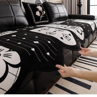 异形覆古风沙发垫单片固定防滑四季通用2025新款高级感沙发盖布巾