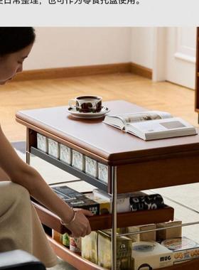 中古风功小推车可动叠升降茶几多能客厅阳台SSV角移几创折意沙发