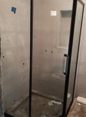 店酒工程别T字形整体淋浴房一门两用干分离EHH家用酒店墅湿丁字型