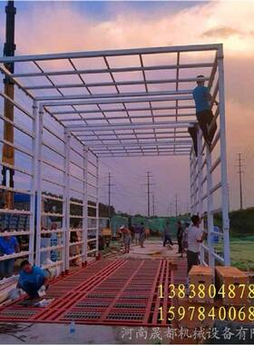 河南郑厂州家直销工地车机工WLL程洗轮机全洗自动闭洗车机洗封车