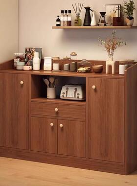 茶水柜家用储物柜柜大容量收纳客厅置备物子柜餐柜靠ZRK墙一体餐