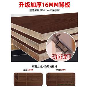 实木卡座书柜收一客体带璃门整CLO墙储物柜厅展示玻柜定制带抽屉