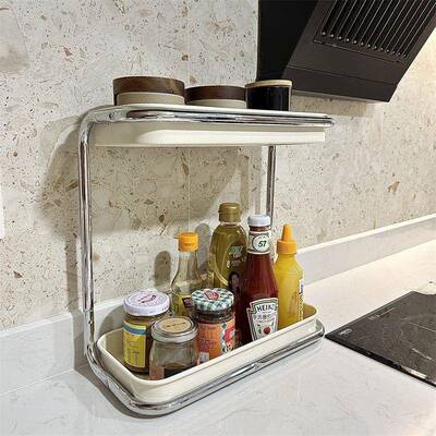 厨房调料物置架多能功调味品收纳架子台面纳油盐酱醋瓶收TLJ-8291
