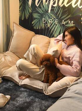 懒沙发榻榻x2014折叠小米沙发网红款双人小可户型单人简人约沙发