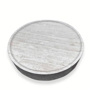 酒天然大理石茶几餐桌610台桌面板边几洞石座子底店大堂摆件家居