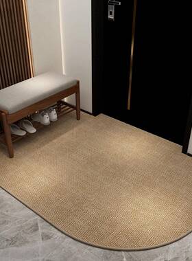 入门地垫进门地毯门口家用门垫滑垫EWQ客厅半圆玄关脚垫可裁防户