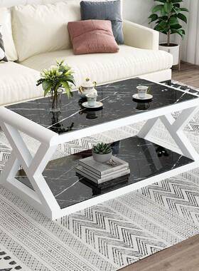 简易钢电化玻璃茶几桌子视组合现代简VRK约客欧厅式柜家用小户型