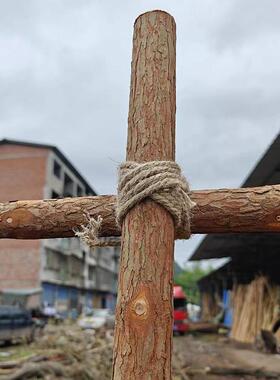 7草L8K森系户外坪礼拱门婚架木子香杉F77MM66S木桩花门木架原树枝