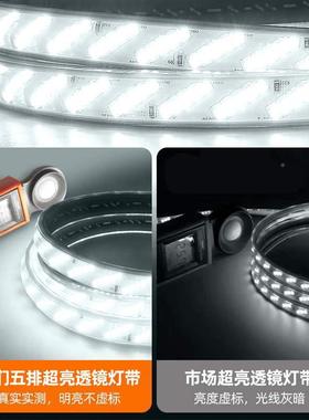 eld灯带220vVMO户外工程明户外养殖塔外墙工地亮化2照4V灯条