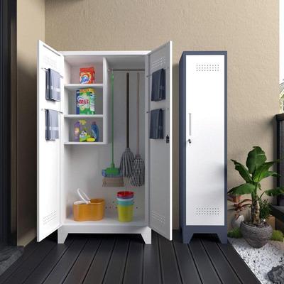 LXT家用清柜洁阳台储物柜家政工户外庭院防晒水具吸防尘器拖把保