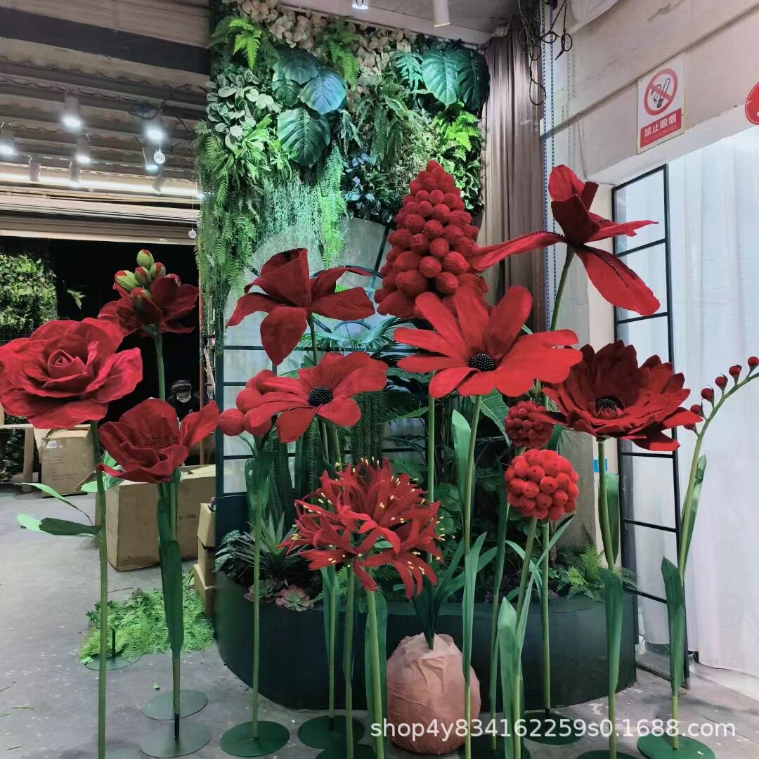 新款巨型特大仿真绣球花商场楼盘摆件装饰婚庆布景假绣球巨型绣球