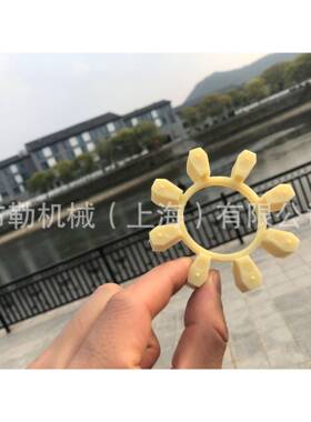 沛县丰县梅花弹性体/塔机联轴器橡胶胶块/泵马KZN油达减震垫黄色R